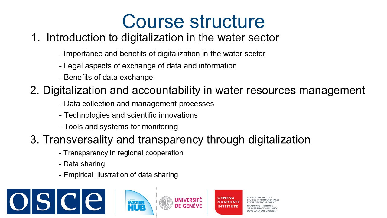 Course structure