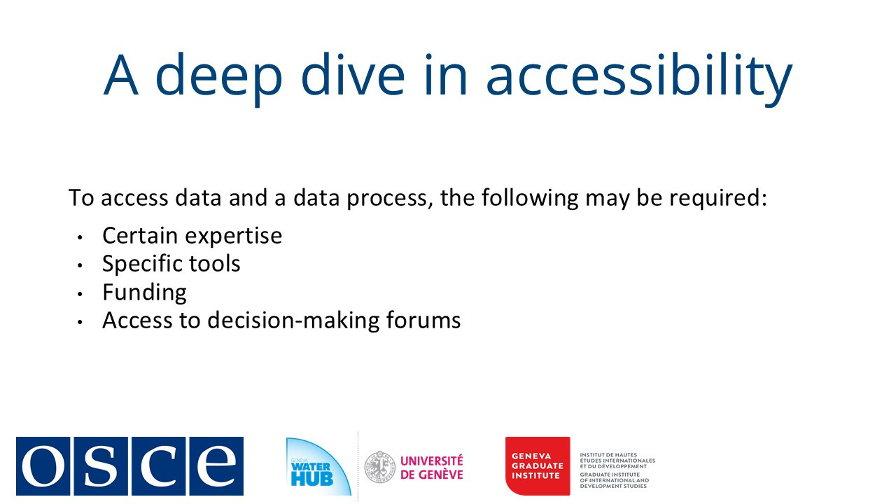 Accessibility requirements