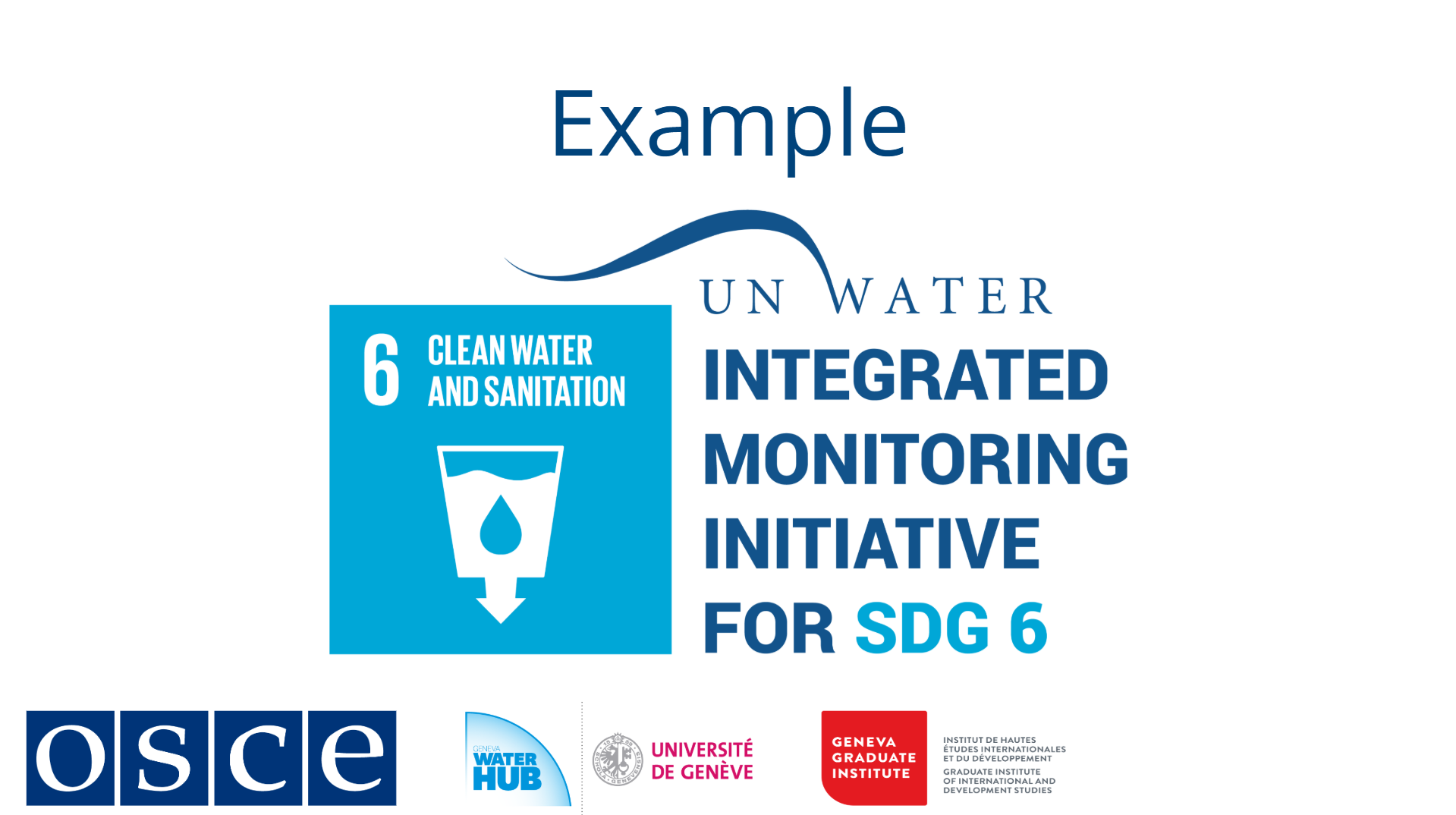 UN Water Monitoring Initiative as a good practice of data exchange
